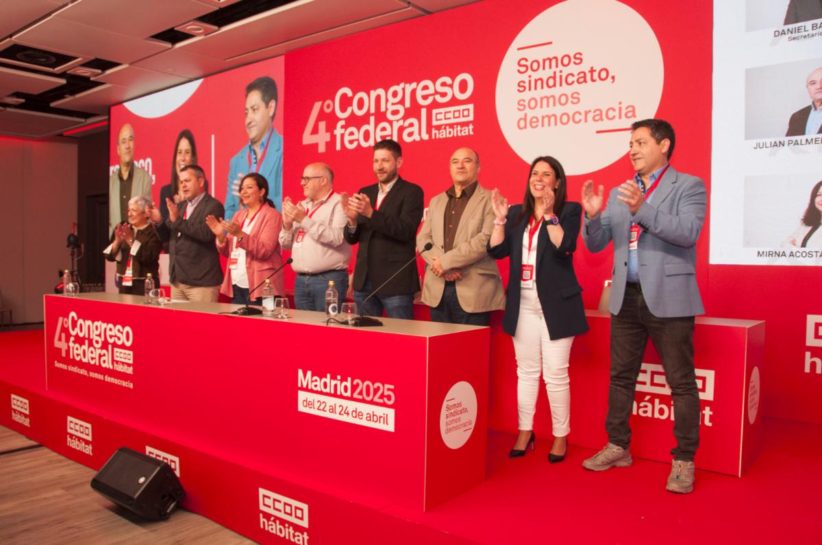 Imágenes de la tercera jornada del 4º Congreso de CCOO del Hábitat.