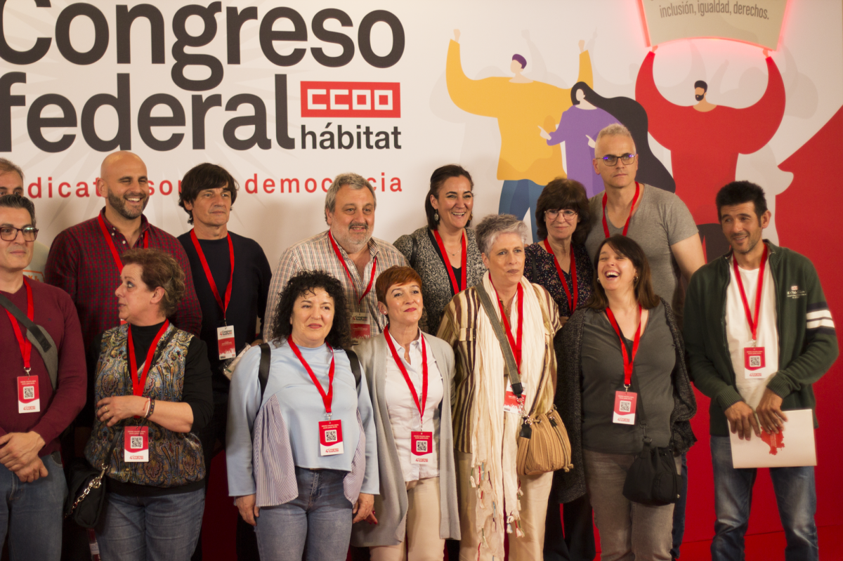 Imágenes de la primera jornada del 4º Congreso de CCOO del Hábitat