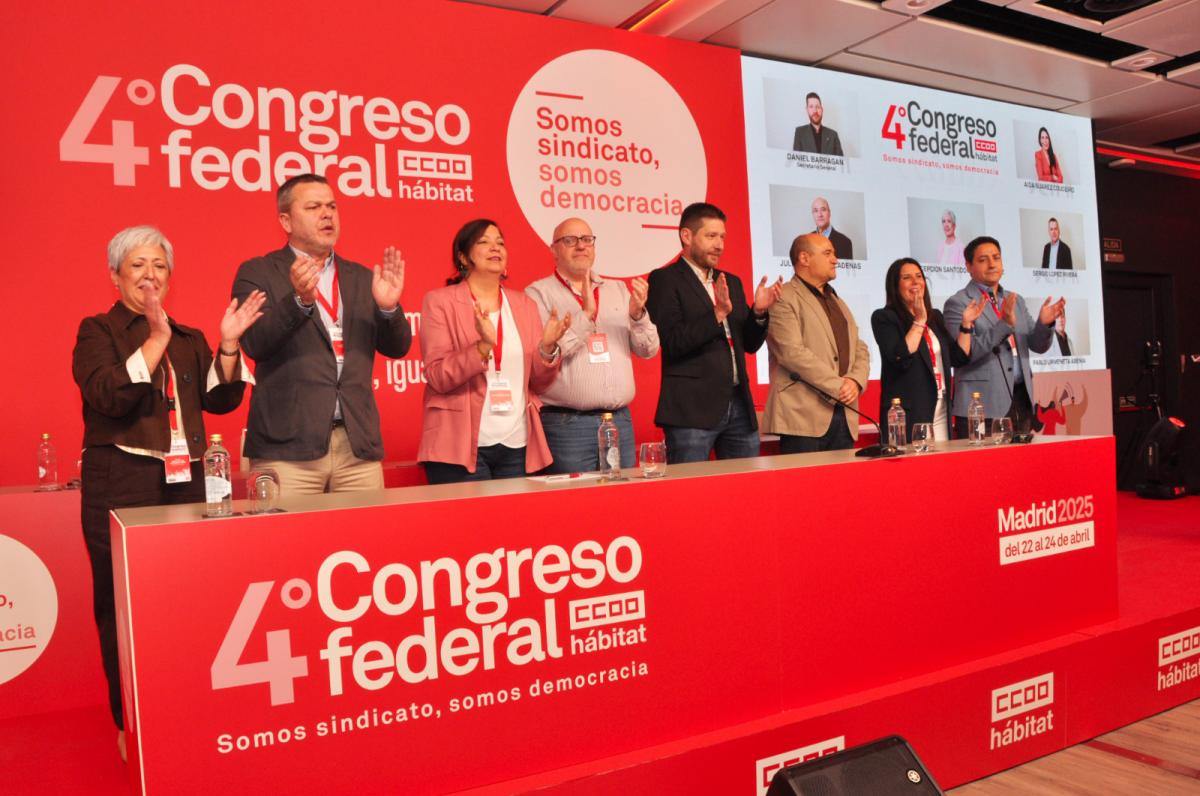 Imágenes de la tercera jornada del 4º Congreso de CCOO del Hábitat.
