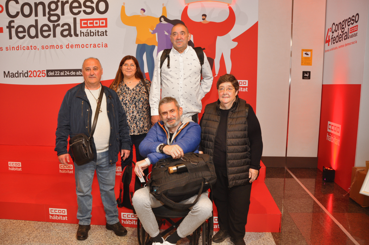 Imágenes de la primera jornada del 4º Congreso de CCOO del Hábitat