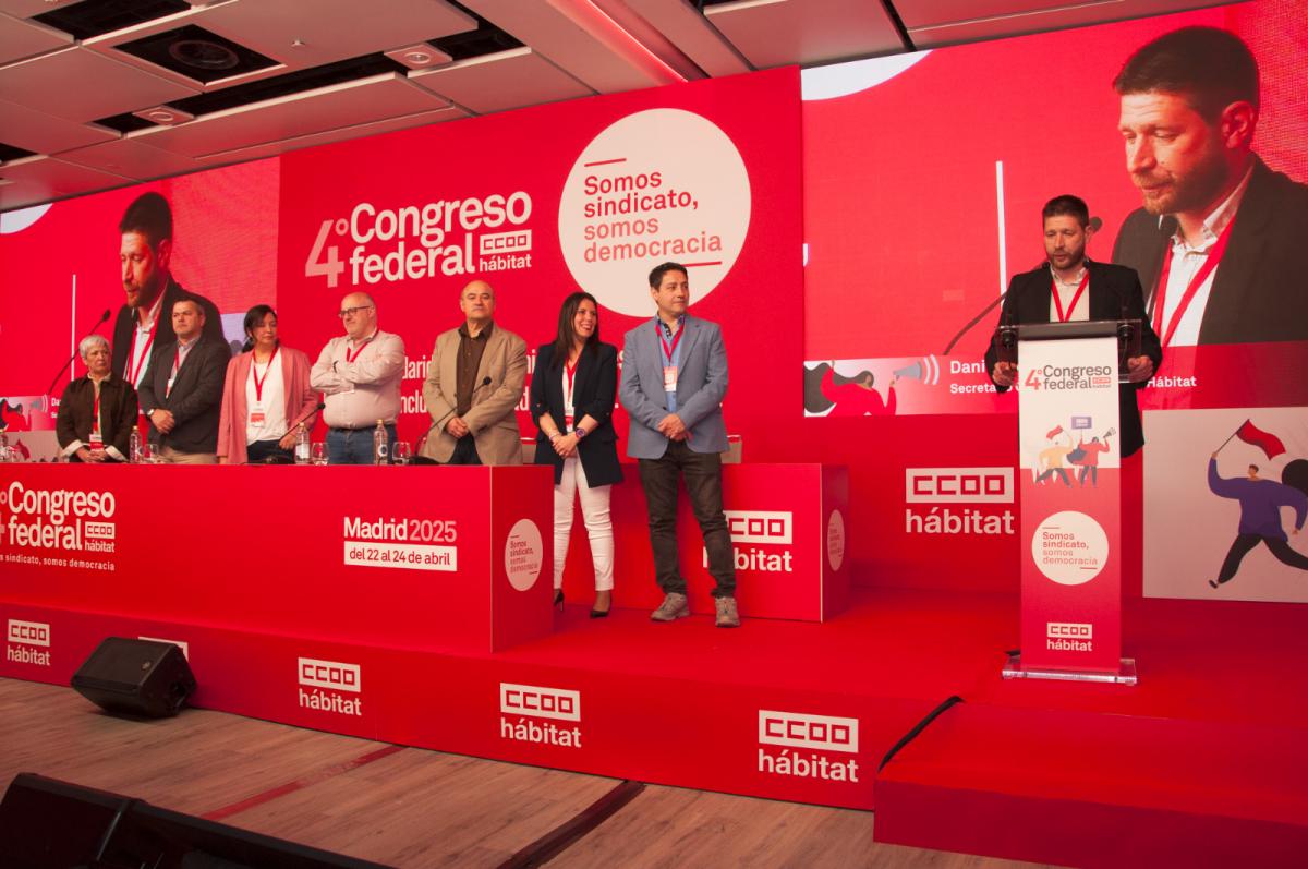 Imágenes de la tercera jornada del 4º Congreso de CCOO del Hábitat.