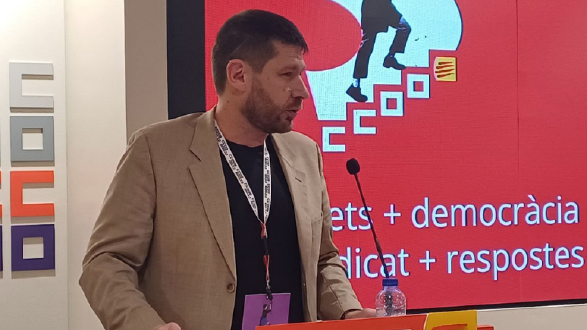 Discurs de Daniel Barragán, secretari general estatal de CCOO de l'Hàbitat