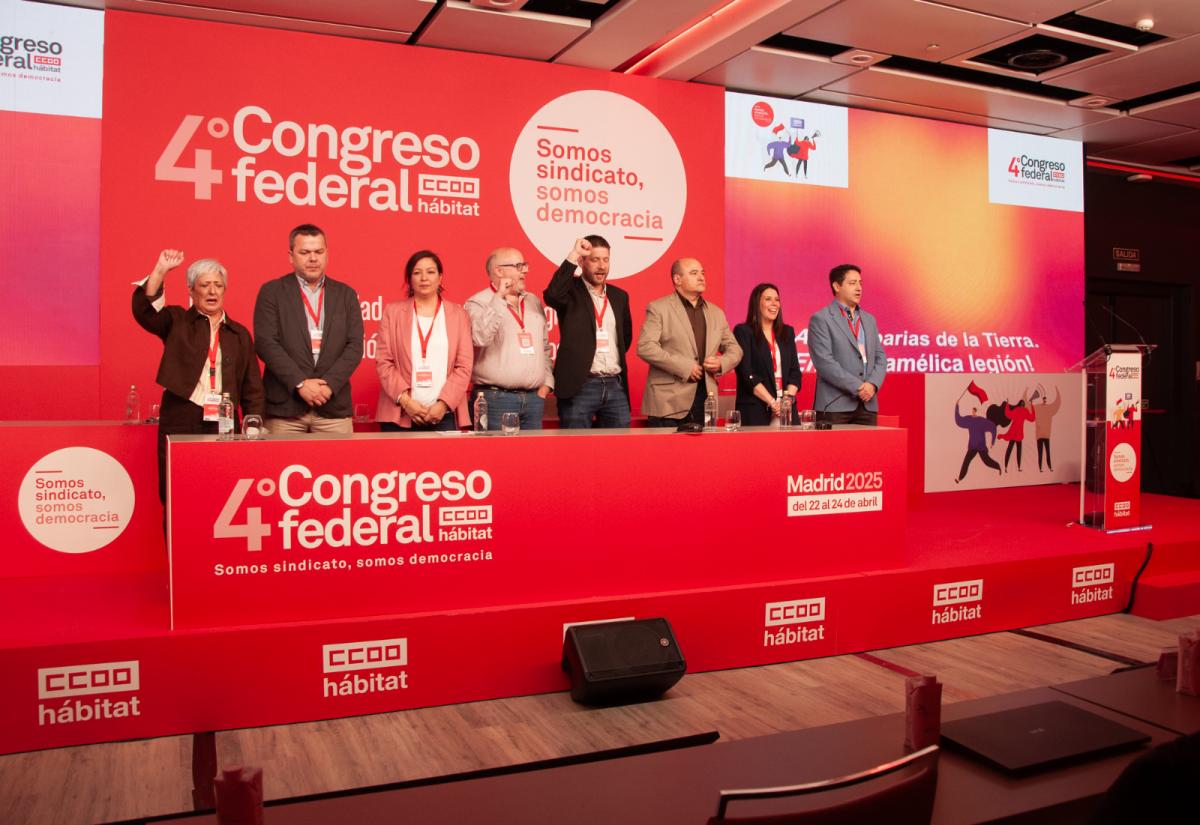 Imágenes de la tercera jornada del 4º Congreso de CCOO del Hábitat.