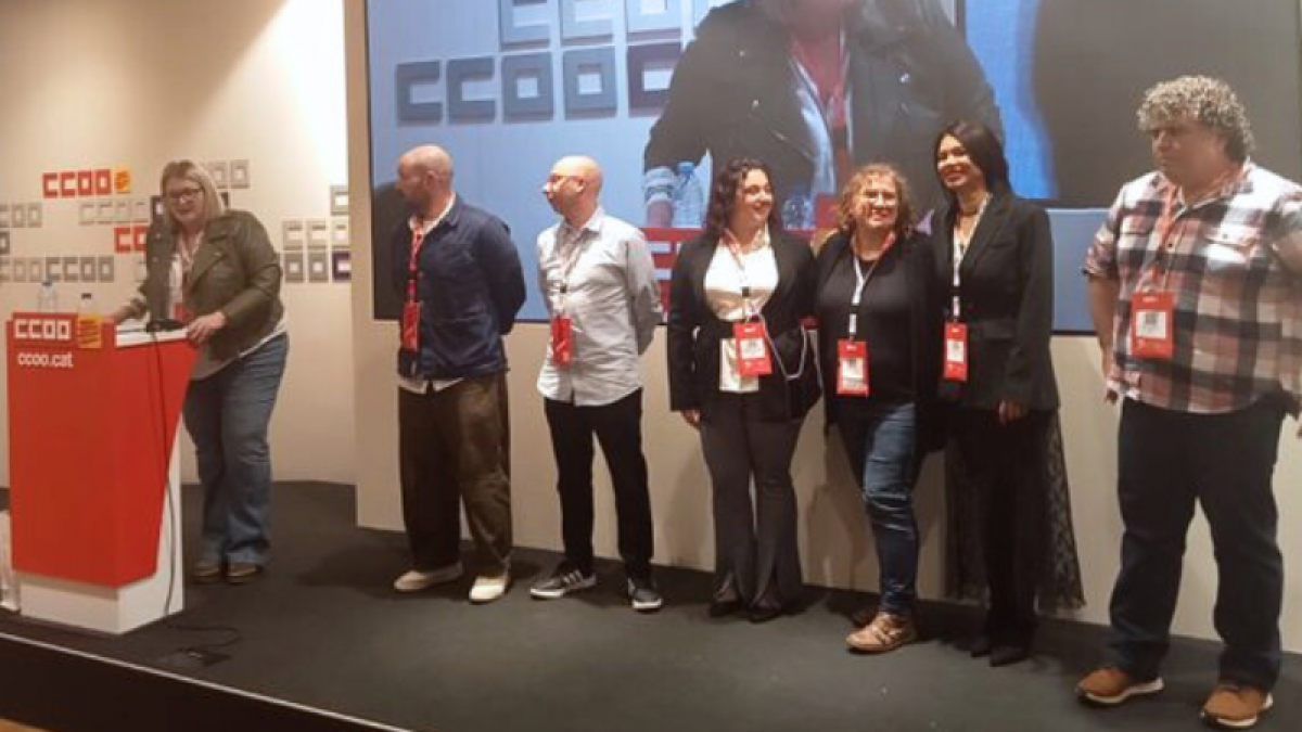 Isabel Gutiérrez amb la seva nova equip executiu de la federació